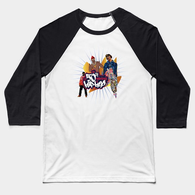 Lets Dance II Baseball T-Shirt by sonnycosmics